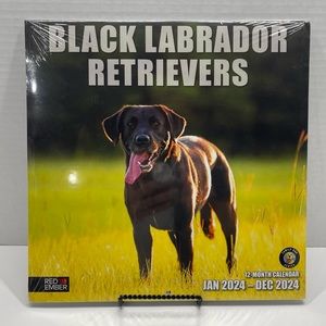 2024 Black Labrador Retriever 12 Month Calendar-NWT